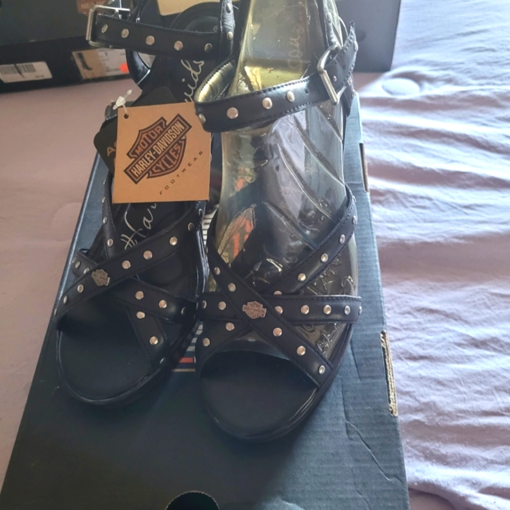 Women Harley Davidson Heels